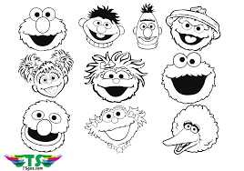 They are all free to print, and the kids will love coloring them in. Sesame Street Characters Coloring Sheet Tsgos Com Tsgos Com