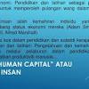 Modal insan tidak seharusnya dilihat dari sudut latihan, kemahiran, kepakaran, profesional, kelebihan maklumat dan sebagainya, malah harus mempunyai. 1