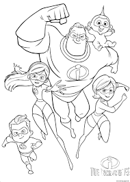 Dogs love to chew on bones, run and fetch balls, and find more time to play! Disney The Incredibles Indestructibles 2 Coloring Pages Printable