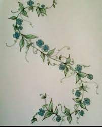 How to draw simple leaves and vines. Forget Me Not Tattoos Possible New Tattoo Design To Wrap Around My Vine Tattoos Vine Tattoo New Tattoo Designs