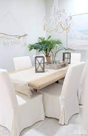 How to make chair back slipcovers for dining room chairs. Why I Love My White Slipcovered Dining Chairs House Full Of Summer Coastal Home Lifestyle