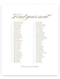 Wedding Seating Chart Minted