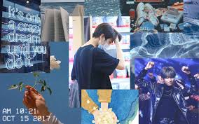 Simple wallpaper;aesthetic wallpaper;wallpaper quotes;flower wallpaper;wallpaper tumblr. Han Jisung Blue Macbook Wallpaper Macbook Wallpaper Laptop Wallpaper Desktop Wallpapers Wallpaper