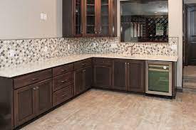 Wet Bar With Tan Luxury Vinyl Tile Flooring And A Tan And Brown Diamond Tile Backsplash Luxury Vinyl Tile Flooring Luxury Vinyl Tile Diamond Tile Backsplash