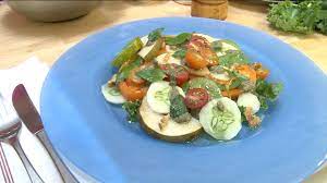 Recipe Heirloom Tomato Pear Cucumber Salad Fox 2