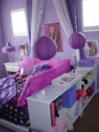 Tween Room This Is A Chic Purple Tween Room The Bed Is Surrounded By Pillows For Girl Talk Girls Room Design Tween Room Tween Bedroom