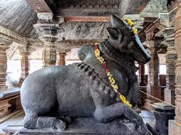 Monolithic statue of the Nandi Bull