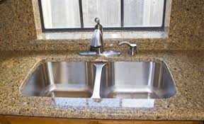 Insert the bottom ends of two bar clamps through the drain openings in the sink. Undermount Sinks In Granite Countertops