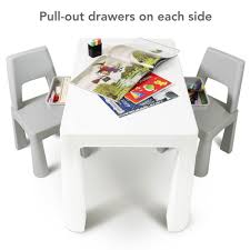 Maybe you would like to learn more about one of these? Home Canvas Multi Functional Early Learning Study Table Chair Set White And Grey Babystore Ae
