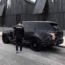 Shop the latest car wrap black 20 deals on aliexpress. Luxurious Lifestyle On Instagram Marble Wrapped Rover Which Model Is Your Favorite Suv Range Rover Lamborghini Suv Range Rover Range Rover New Trucks