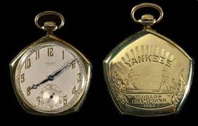 1923 Yankees World Series Pocketwatch Rings Were Not Given Until 1927 Yankees World Series World Series Rings Baseball World Series