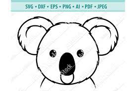 Download Koala Svg File Koala Bear Svg Koala Head Png Dxf Eps 548423 Cut Files Design Bundles