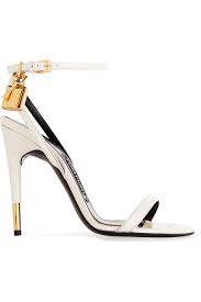 The Best Bridal Shoes To Shop Now White Leather Sandals Strappy High Heels Sandals Leather Sandals