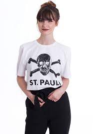 Available in a range of colours and styles for men, women, and everyone. Fc St Pauli Totenkopf White T Shirt Impericon Com Au