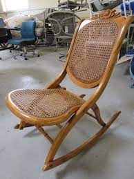 Check spelling or type a new query. Vintage Folding Solid Wood And Wicker Rocking Chair Handcrafted Antique Furniture Artwork Electronics And More K Bid