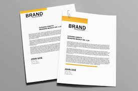 Free Letterhead Mockup Psd Letterhead Flyer Mockup Psd Letterhead Design