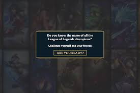 League Of Legends Champion Name Quiz