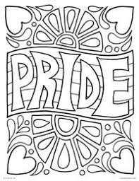 Pride Funky Retro Pride Flag With Hearts Happy Pride Month Free Printable Color Flag Coloring Pages Free Printable Coloring Pages Free Printable Coloring