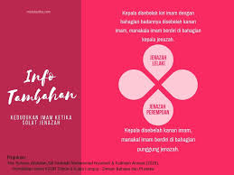 Bentuk gerakan sholat jenazah ini berbeda dengan sholat sunat lainnya karena di dalam sholat jenazah tidak ada gerakan ruku dan sujud, jadi imam dan makmum semuanya dalam posisi berdiri. 4 3 2 Panduan Melaksanakan Solat Jenazah Matahariku