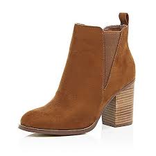 Black Boots With Brown Heel Tan Heeled Chelsea Boots Brown Ankle Boots Heel Brown Heeled Boots Boots Outfit Ankle