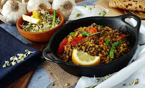 Heat oil for deep frying. Sprouted Moong Dal Curry Sweet Spice Odyssey