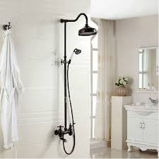 Installing a new showerhead project guide. Luxury Cross Handle Oil Rubbed Bronze Outdoor Shower Faucets