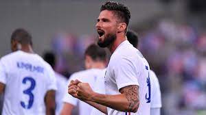 Жиру оливье (giroud olivier) футбол нападающий франция 30.09.1986. Giroud Makes History By Gaining 100th Cap For France As Com