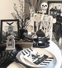 look who showed up to dinner someone looks hungry bootifuldecorandmore bootiful hocuspocusdecorfocus hocus happy halloween pink peonies halloween