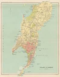 A map of Bombay (now Mumbai) during ...