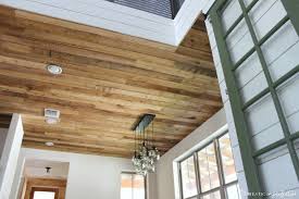 Diy Reclaimed Wood Ceiling So Cheap So Pretty Domestic Imperfection