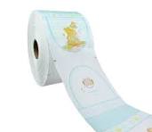 Colorful Breathable PE film Backsheet for Baby Diaper ...