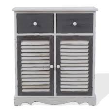 Black and white sideboards have recently become quite popular for more contemporary living rooms. Rebecca Mobili Sideboard Storage Cabinet White Grey 2 Doors 2 Drawers Wood Design Retro Kitchen Entrance 70 X 60 X 30 Cm H X W X D Art Re6079 Buy