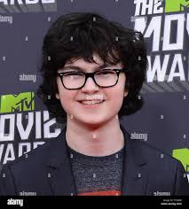 Actor Jared Gilman arrives for The MTV Movie Awards at Sony Picture Studios  in Culver City, California