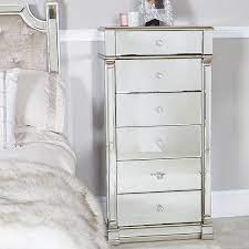If youre looking for something a little more glamorous for your home, a mirrored tallboy chest of drawers might be just the thing. Athens Gold Mirrored 6 Drawer Tallboy Chest Of Drawers Picture Perfect Home