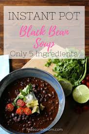 Black Bean And Lentil Soup Instant Pot This Instant Pot Black Bean Soup Is So Delicious And Fast It Only Uses 5 Ingredients And Chorizo Is One Of Them You Ha Black Bean Soup Bean Soup Bean Recipes