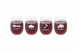 We know you will love these, especially repurposing the smashed wine glass. Drinking Set Of 4 Stemless Wine Glasses Hammered Trashed Etsy In 2021 Stemless Wine Glasses Wine Glass Sayings Engraved Wine Glasses