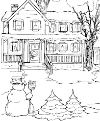 The State House In Snow Day Coloring Pages Winter Coloring Pages Kidsdrawing Free C Coloring Pages Winter Snowman Coloring Pages Christmas Coloring Pages