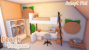 Sugarcoffe (on roblox) my homestore. Aesthetic Peach Bedroom Adopt Me Speed Build Roblox Youtube