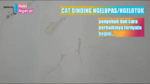 Ketidakcocokan antara cat dasar dan cat akhir. Mengatasi Cat Dinding Mengelupas Ngelotok Dan Cara Memperbaikinya Youtube