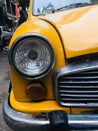 Old Yellow Taxi Cab Kolkata Calcutta India Yellow Taxi Cab Yellow Taxi Taxi Cab