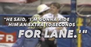 Once the whistle blew and tuff knew he had won the world championship, he kept riding for lane. Tuff Hedeman S Ride For Lane