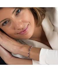 Sterling silver ruby bracelet 2025