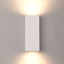 Shop allmodern for modern and contemporary led dimmable outdoor wall lights to match your style and budget. Dimmable Led Wall Light Selma White Ip44 Incl 2x 5w 3000k Gu10 Spots