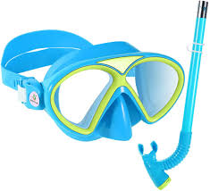 Amazon Com Kuyou Kids Snorkel Set Children Anti Fog Scuba Diving Mask Swimming Goggles Semi Dry Snorkel Equipment Snorkeling Packages Swimming Gear Age 4 Plus For Youth Boys Girls Blue Sports Outdoors