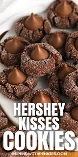 For a cookie like this instead of chocolate chips, you get a big kiss!! Hershey Kiss Cookies Chocolate Sugar Cookies Spend With Pennies
