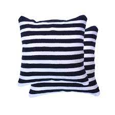 Check spelling or type a new query. 18 In Black And White Stripe Square Outdoor Throw Pillow 2 Pack 7680 02106600 The Home Depot