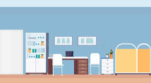 Blurred abstract background interior view looking out toward to empty office lobby and entrance doors and glass curtain wall with frame. Hospital Furniture Stock Illustrations 5 877 Hospital Furniture Stock Illustrations Vectors Clipart Dreamstime