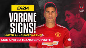 Official #mufc account our iconic 2021/22 third kit has landed ⤵. Manchester United Sign Varane Man United Transfer Update Youtube