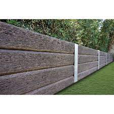 Ridgi 150 X 50mm 1 5m Iron Bark Concrete Sleeper Concrete Sleepers Concrete Retaining Walls Landscaping Retaining Walls