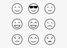 Download Clip Library Emoji Icon Packs Svg Psd Png Black And White Emoji Emoticons Transparent Png 600x564 Free Download On Nicepng